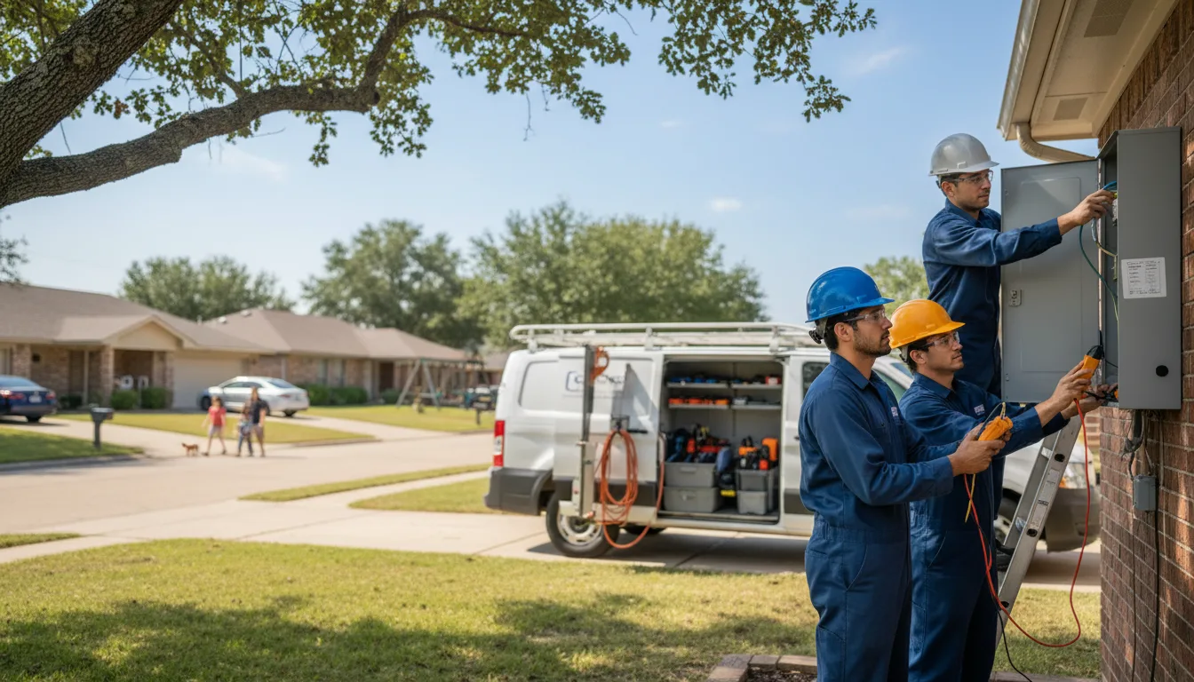 Certified electrician providing emergency electrical services in Penfield, IL